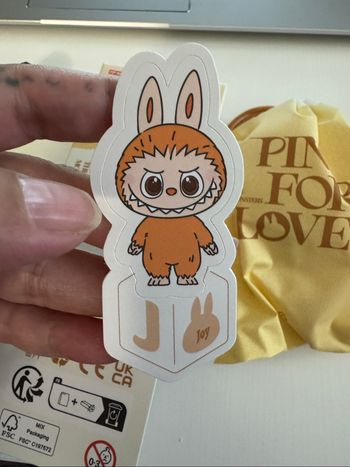 Labubu pin for love J