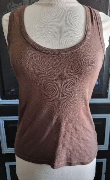 Débardeur marron taille 2
