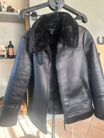 Blouson aviateur noir