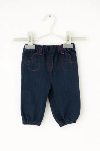 Pantalon en jean bleu foncé – Kitchoun – 12 mois