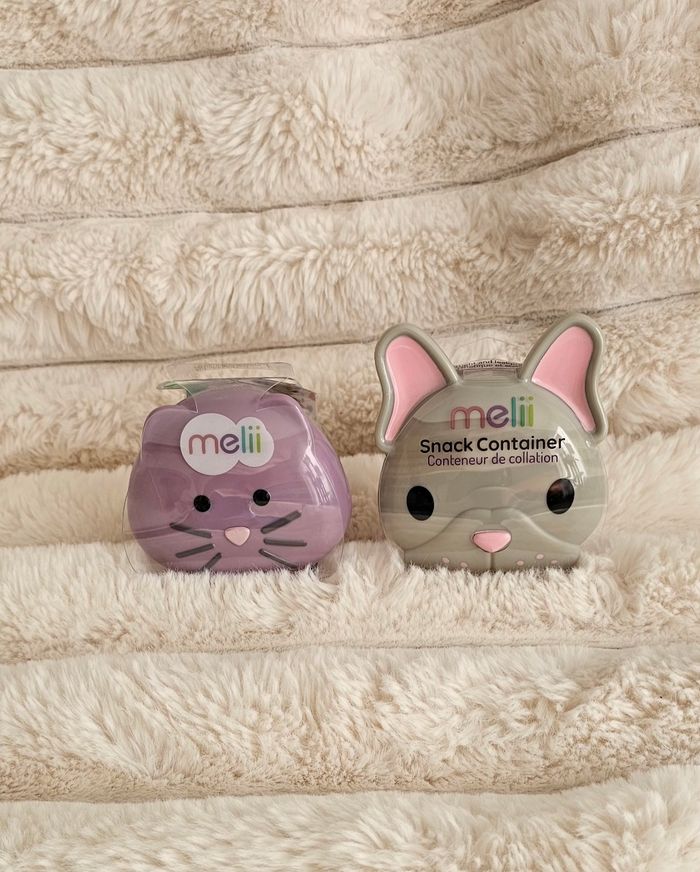 Lot de 2 boîtes a snack hermétique & étanches Melii Neufs