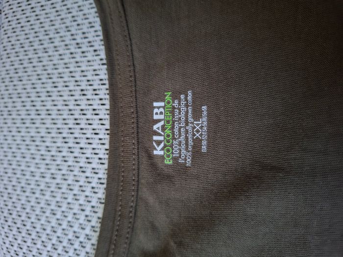T-shirt kaki Kiabi Taille XXL - photo numéro 2