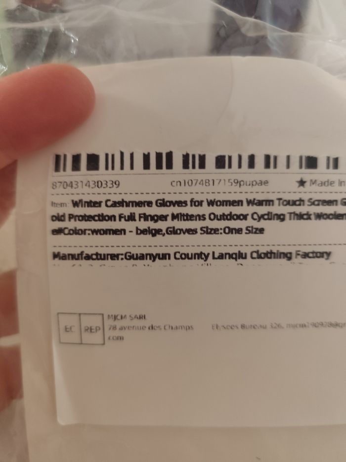 Gant Femme Cachemire - photo numéro 6