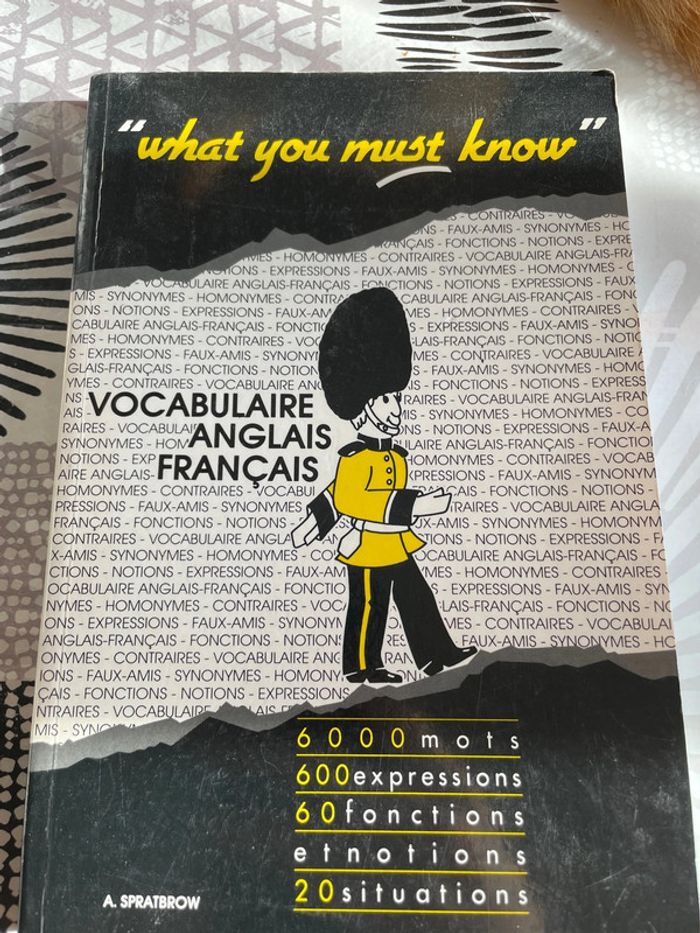 Vocabulaire Anglais-Français