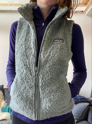 Polaire sans manche Patagonia vert S