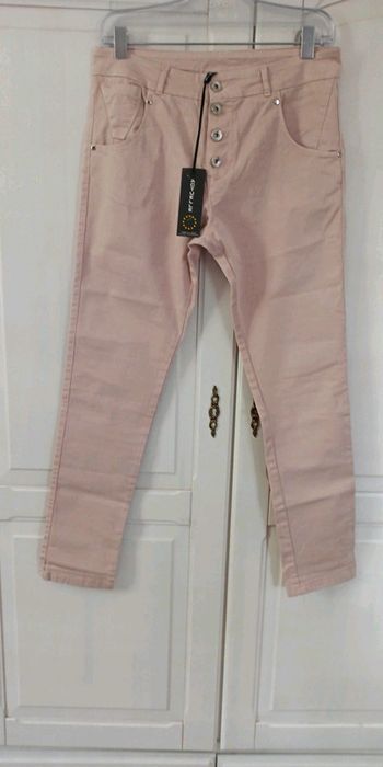 Pantalon été rose poudrée neuf