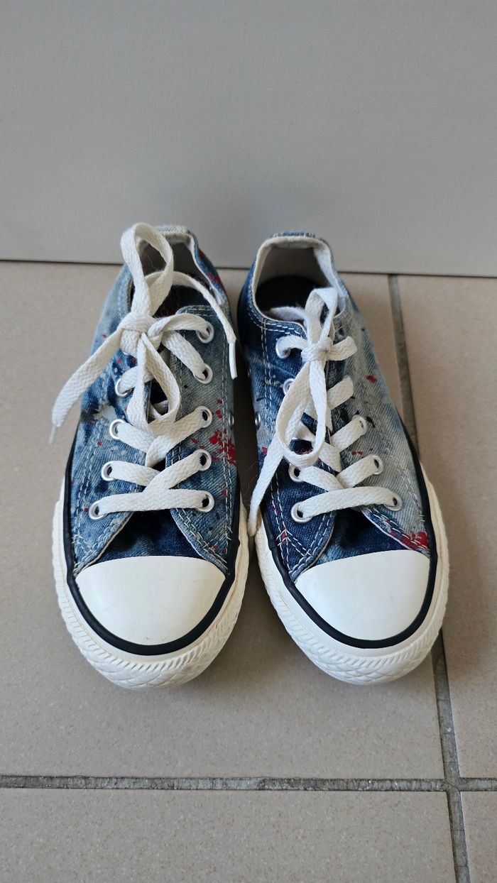 Converse all star effet jean pointure 29 - photo numéro 6