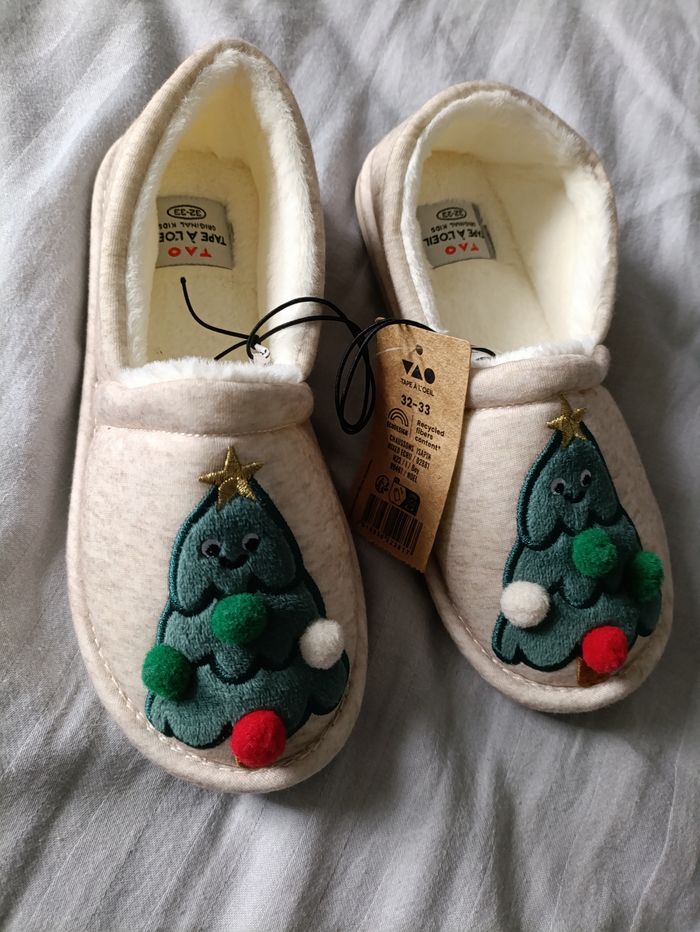 pantoufles noël  T32/33