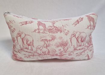 Trousse de toilette safari rose 