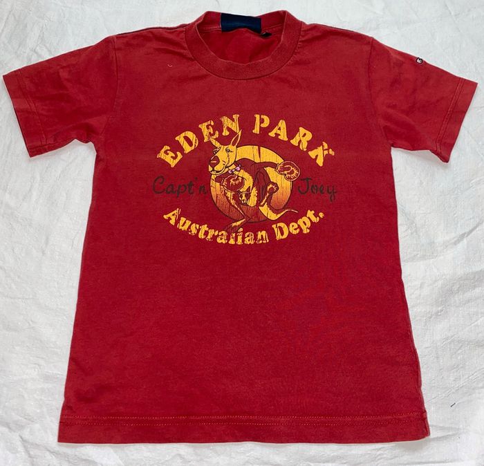 tshirt Eden Park porté, un petit trou recousu 6 ans