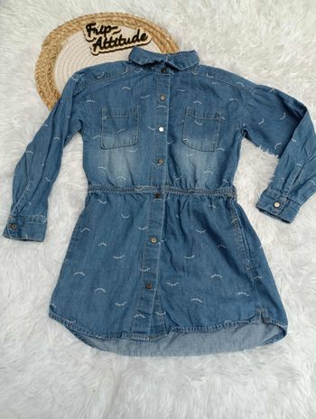 Robe Fille Jeans Souple 4 ans