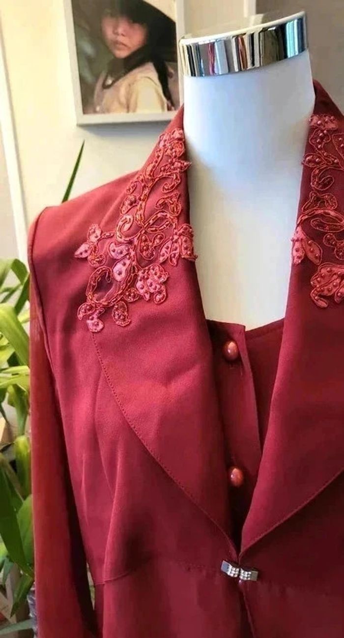 Magnifique ensemble cérémonie mariage grande taille - photo numéro 3
