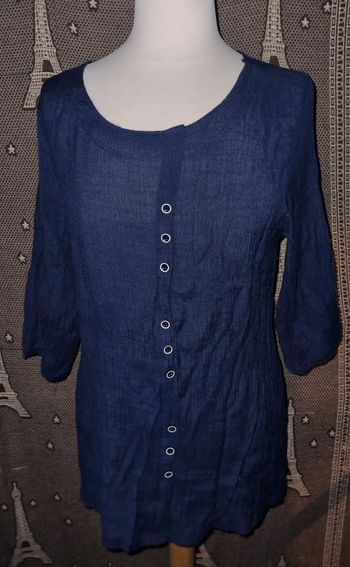 Blouse  marine taille XL