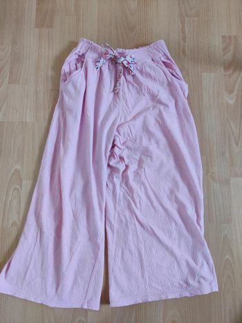 Pantalon large fille effet froissé taille 9 ans