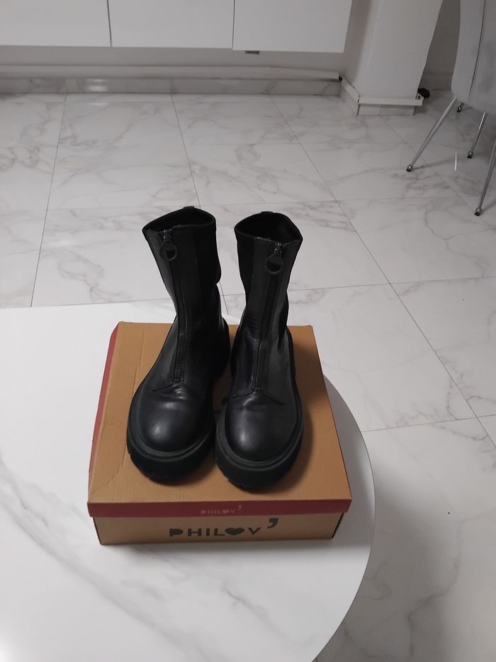 Botte femme pointure 37 prix 10euros la paires de bottes - photo numéro 7