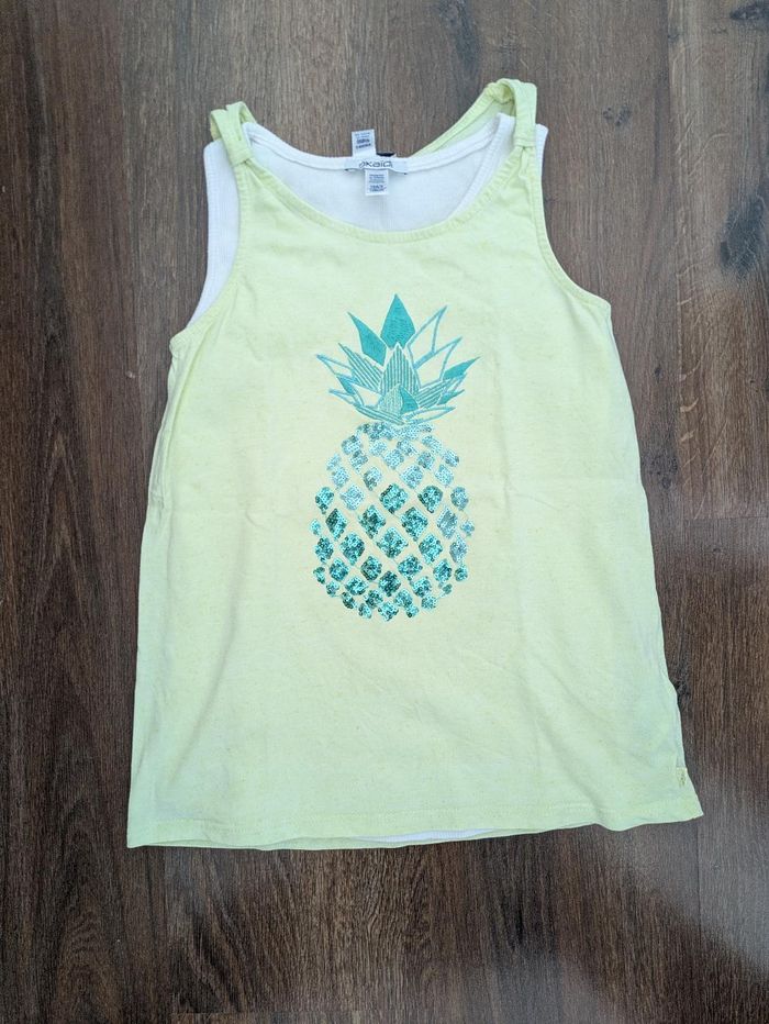 Débardeur fille été 10 ans okaïdi ananas