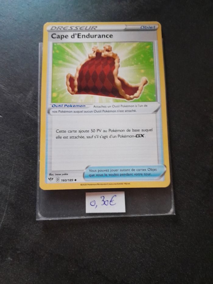 Carte Pokémon Cape d'Endurance 160/189