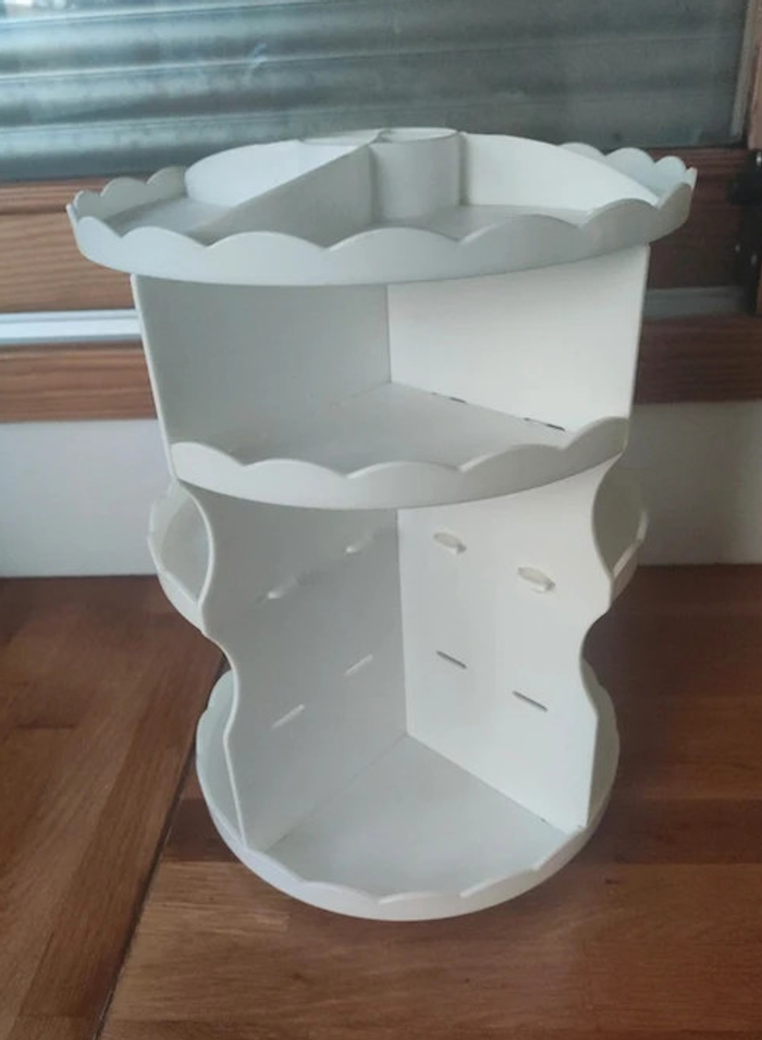 Tour de rangement maquillage tournant - photo numéro 2