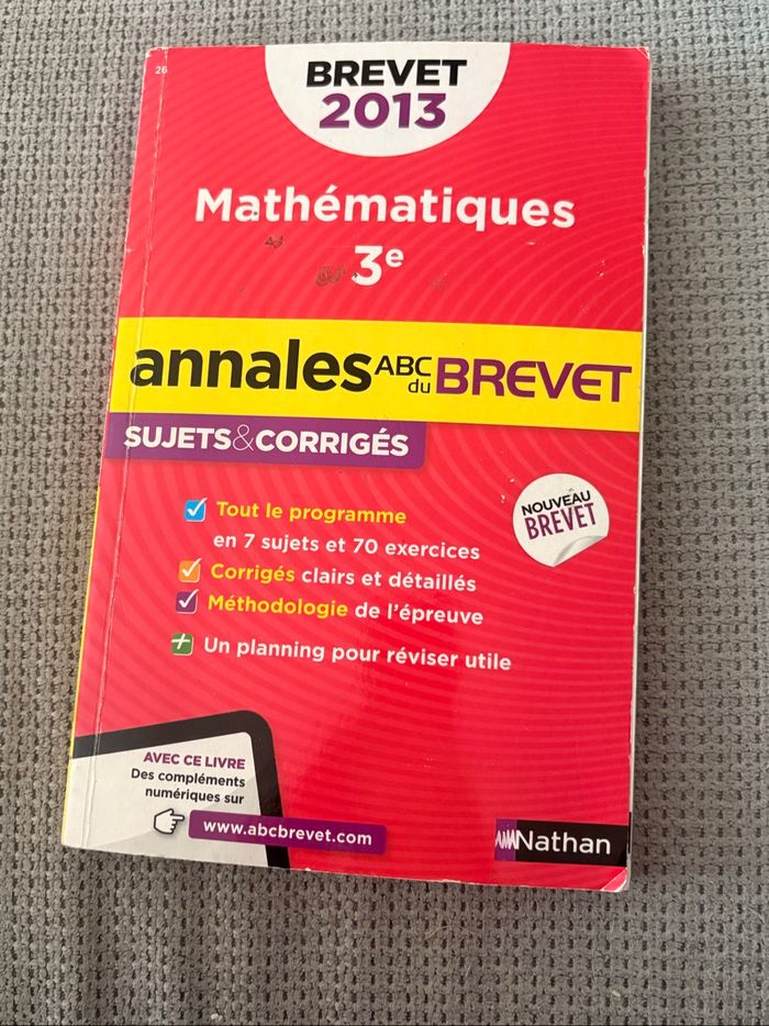 Bonjour vend Livre  brevet
