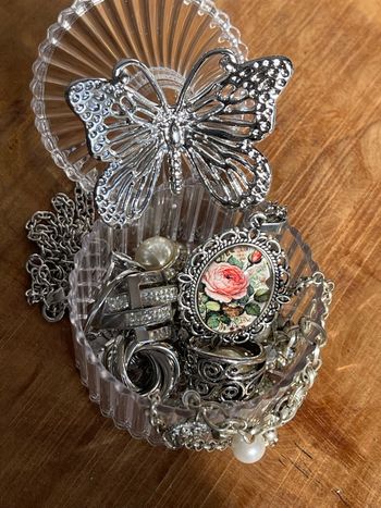 Boite box jarre pot lot bijoux 