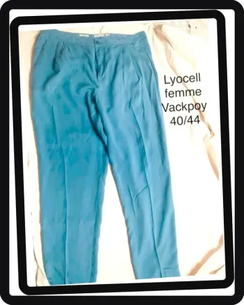 Pantalon lyocell à pinces femme Vackpoy 40 (42/44)