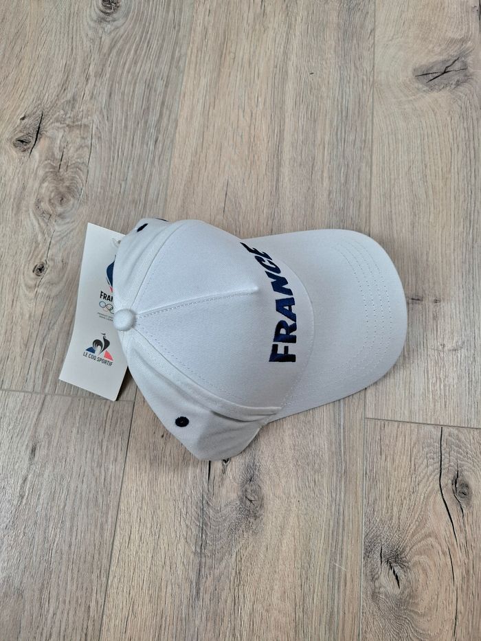 Casquette – Cap – Le Coq Sportif – France – Équipe de France – Blanc – Taille Unique – Neuve - photo numéro 3