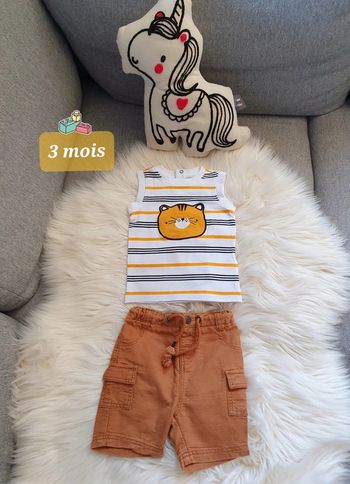 Boy: Ensemble tigre 3 mois