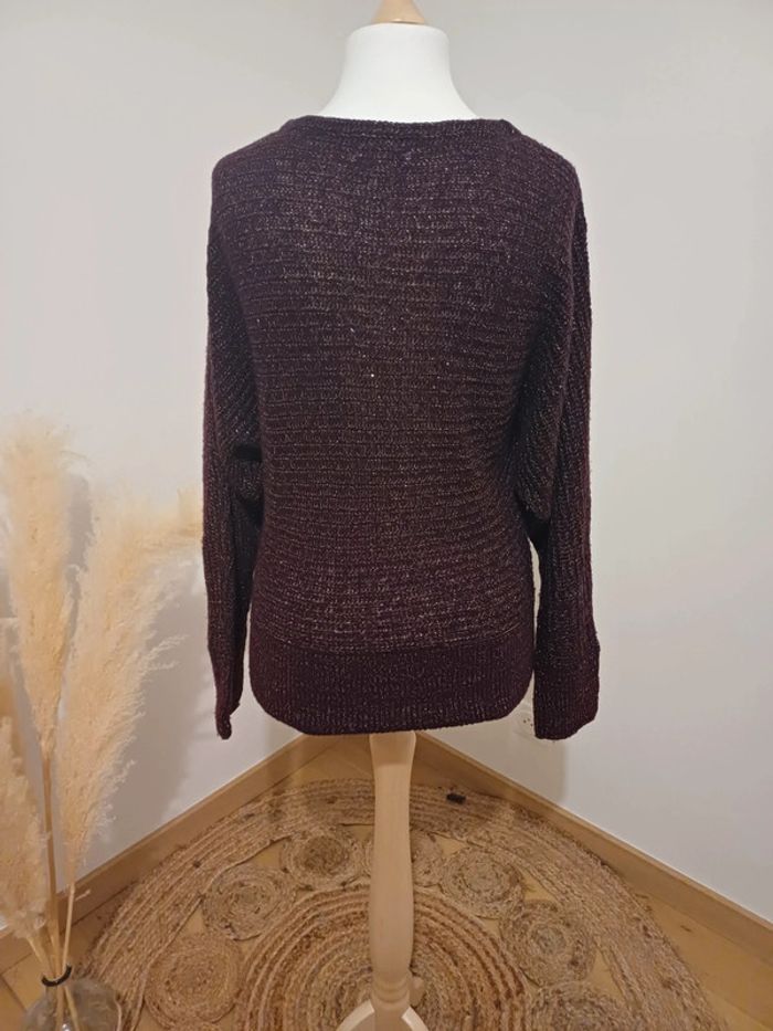 Pull violet pailleté Lady Blush taille M 38 - photo numéro 9