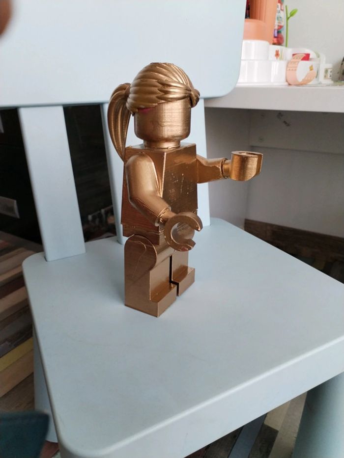 Personnage lego féminin 21 cm - photo numéro 2