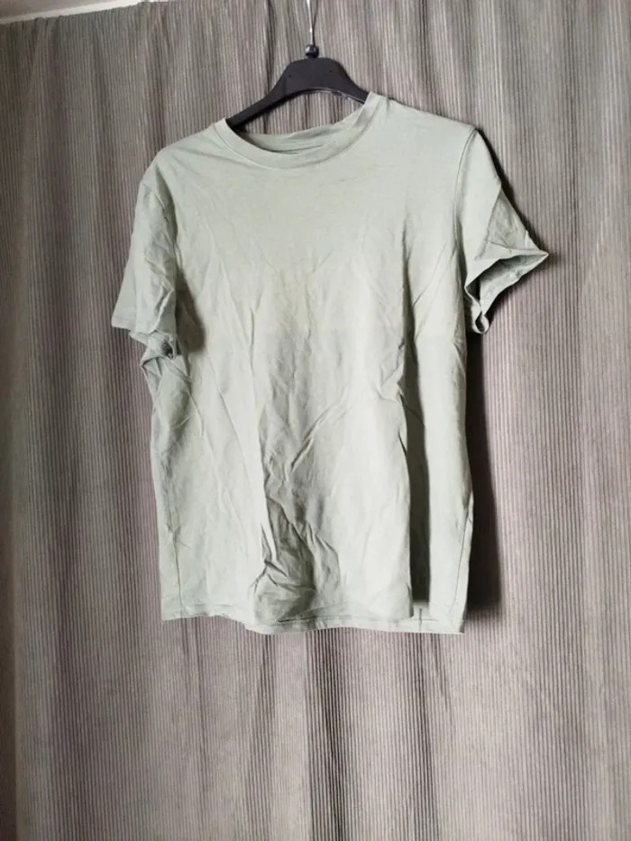 T-shirt basic femme vert d'eau - photo numéro 4