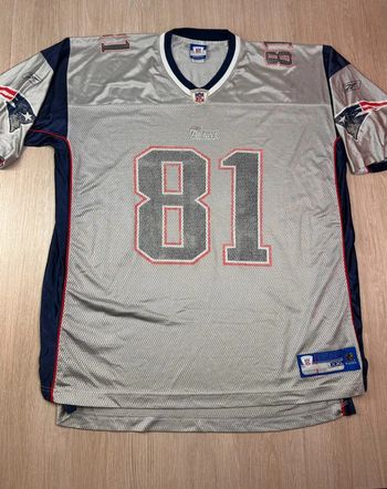 Maillot NFL Vintage Randy Moss #81 New England Patriots Reebok - Taille XXL