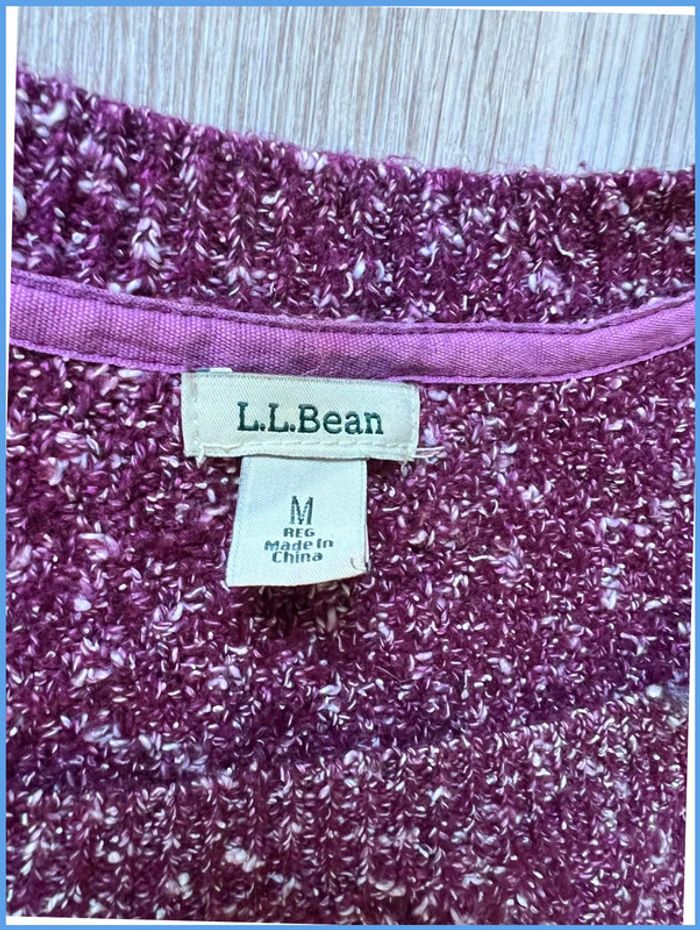 Pull torsadé Femme L.L. Bean Bordeaux Taille M - photo numéro 7