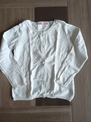 Gilet bouton fille 6 ans