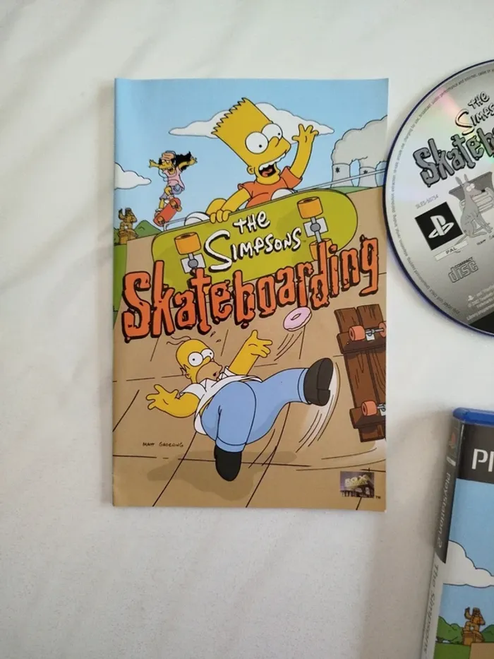 The Simpsons skateboarding PlayStation 2 ps2 complet - photo numéro 7