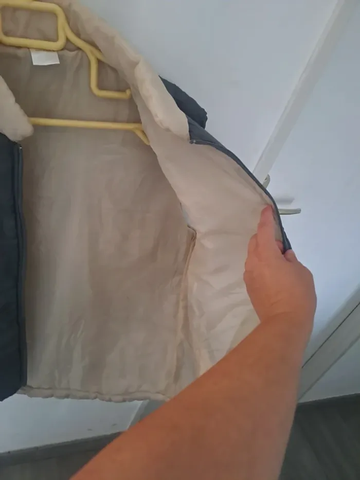 Veste sans manches Gris Beige Torrente Paris Taille L - photo numéro 11