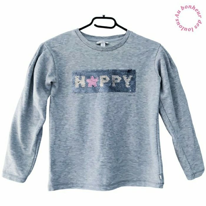 10 ans sweat Okaïdi a sequins