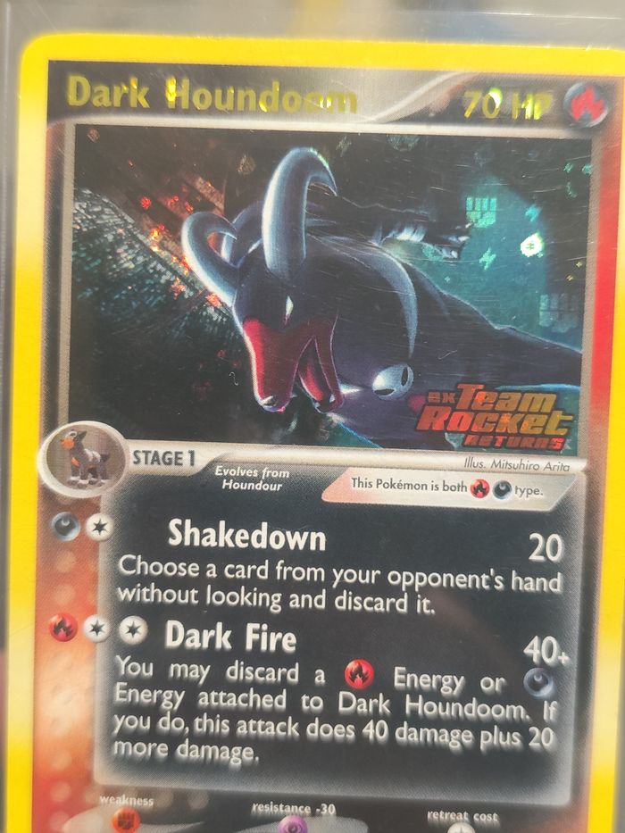 Carte Pokémon Dark Houndoom holo Ex Team Rocket Return STAMP - photo numéro 8