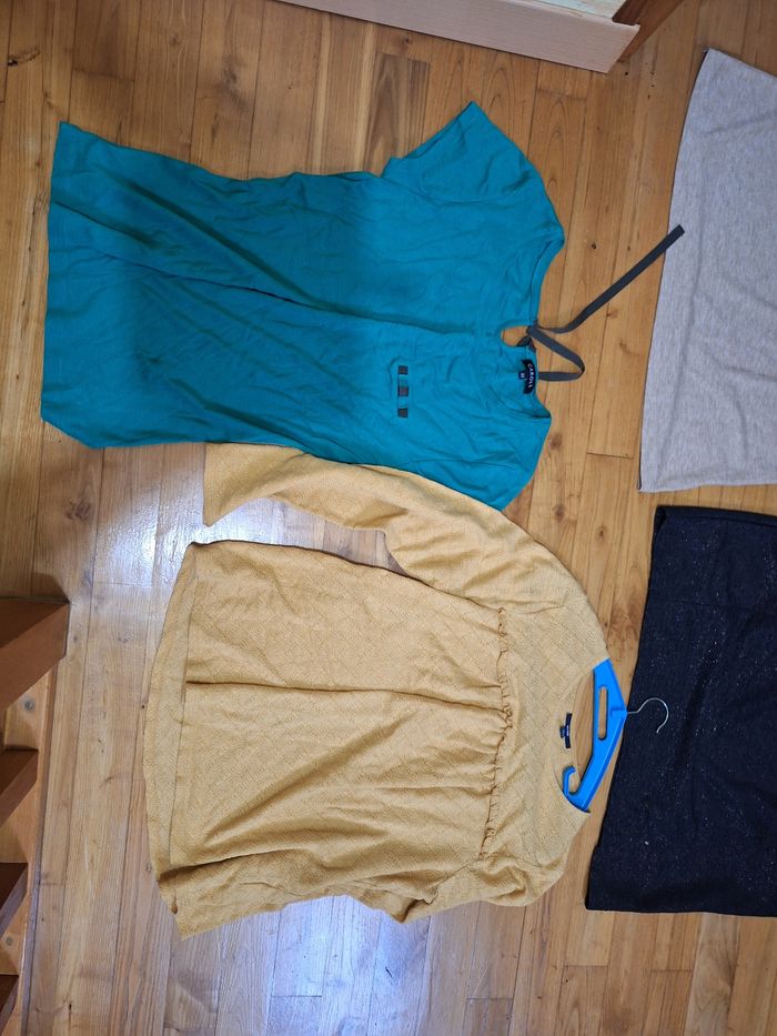 Lot 6 t-shirts femme taille XXL ou 44 - photo numéro 2