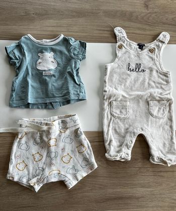 Ensembles été bébé garçon 1 mois