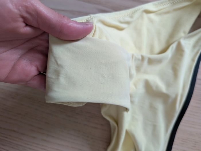 Maillot deux pièces jaune pâle Etam - photo numéro 8