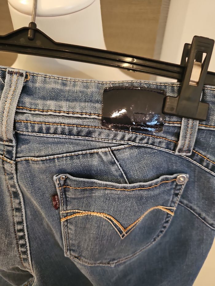 jean levi’s femme skinny demi curve taille w30 bleu - photo numéro 6