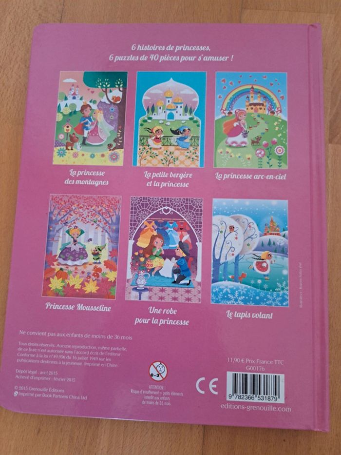 Livre puzzles princesse - photo numéro 3