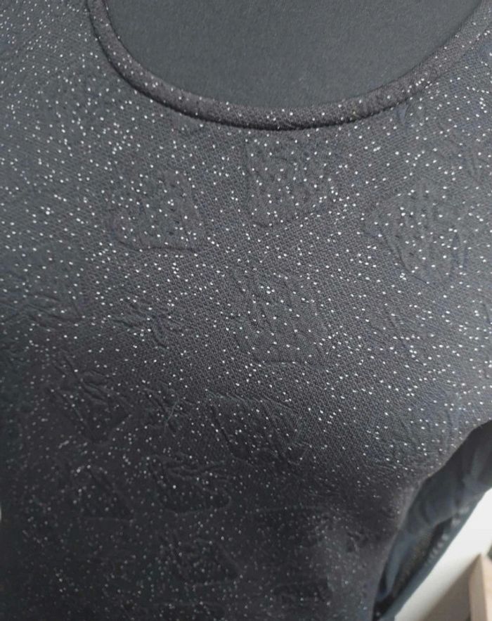 Robe noire brillante Samar Moda - photo numéro 2