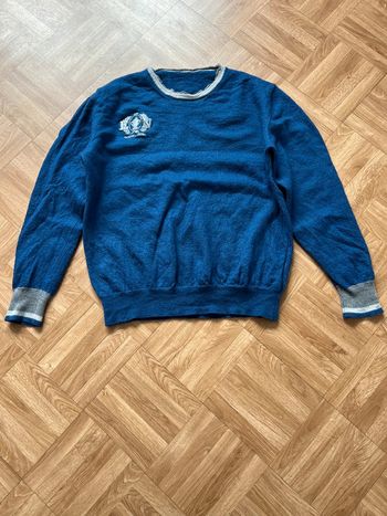 Pull 100% en laine bleu marine Etiqueta Negra (NEUF)
