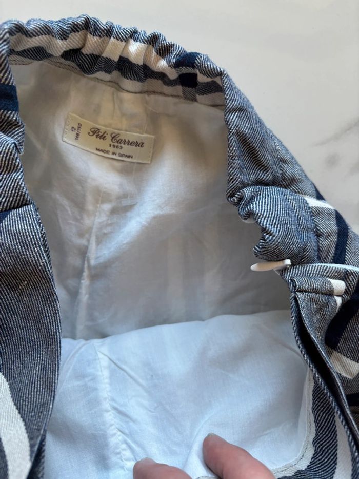 Joli short à carreaux T. 12 ans fille neuf - photo numéro 5