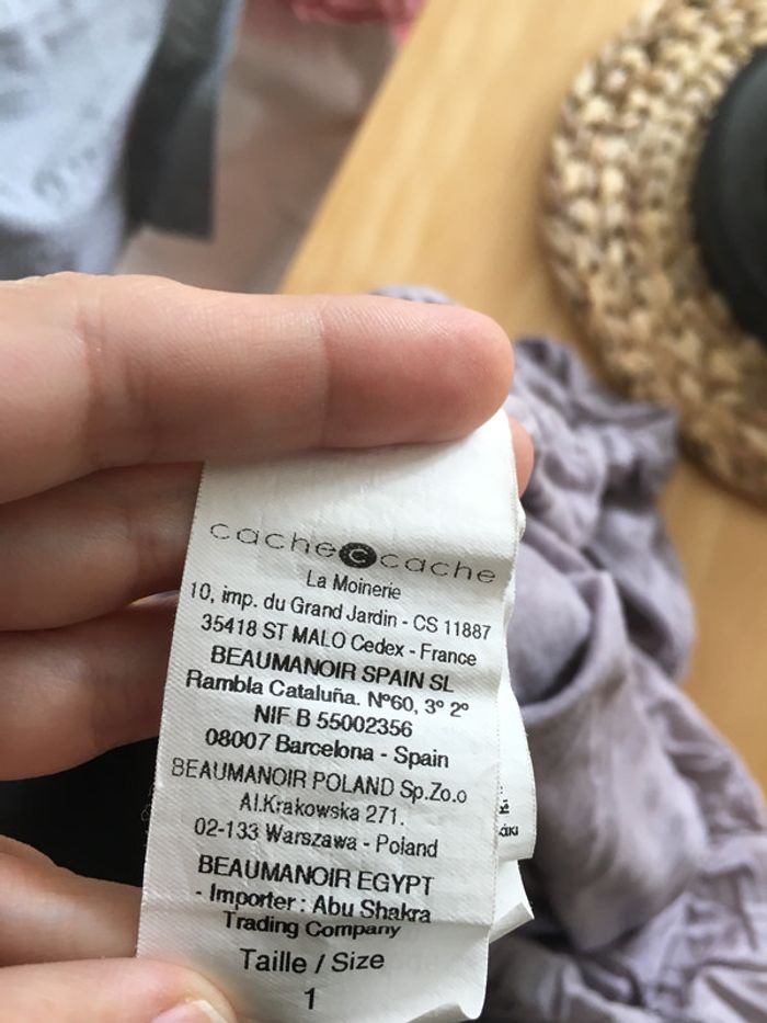 Blouse « cache cache » taille 1 - photo numéro 4