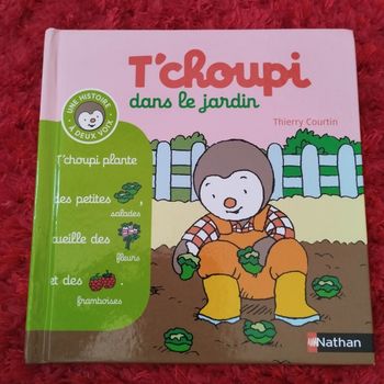 Livre Nathan neuf T'choupi dans le jardin