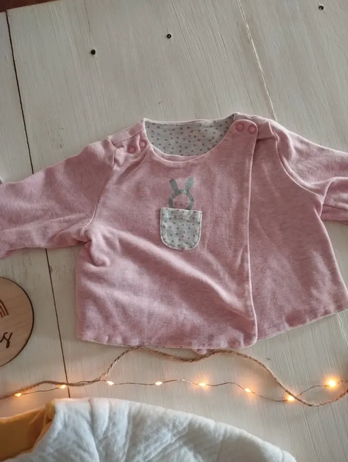 Lot de 5 vêtements bébé fille hiver 9 mois – Obaïbi 🌸👶 - photo numéro 5