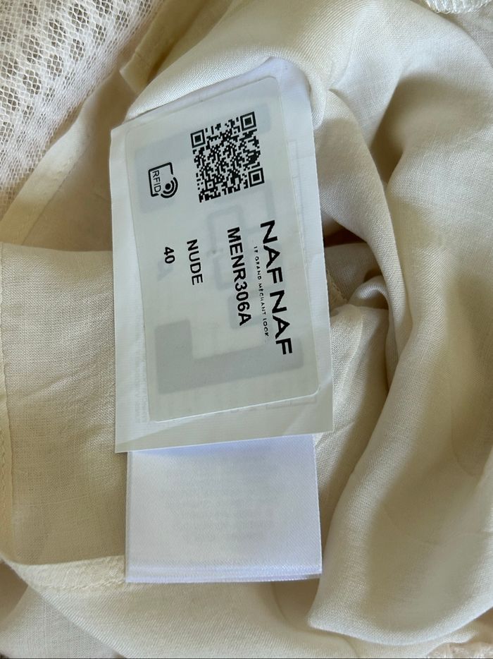 Robe crème neuve sans manches Naf Naf taille 40 (valeur 65€) - photo numéro 10