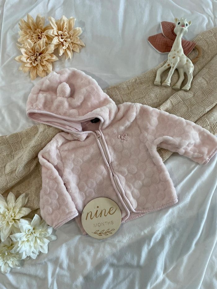 Veste polaire bébé fille 9 mois